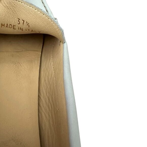 M. Gemi The Pastoso Light Blue Leather Driving Loafers| Size 7 - Picture 5 of 9